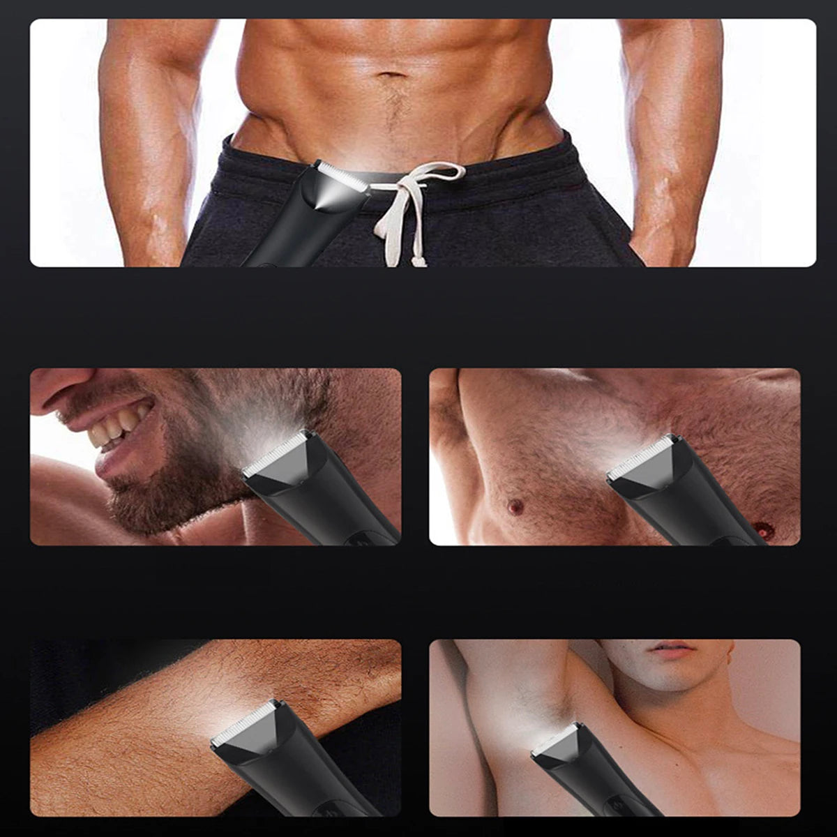 Man Body Hair Trimmer Epilator Groin Trimer For Man Beard Shaver Chest Hair Epilator Armpit Hair Shaver Arms Legs Hair Razors