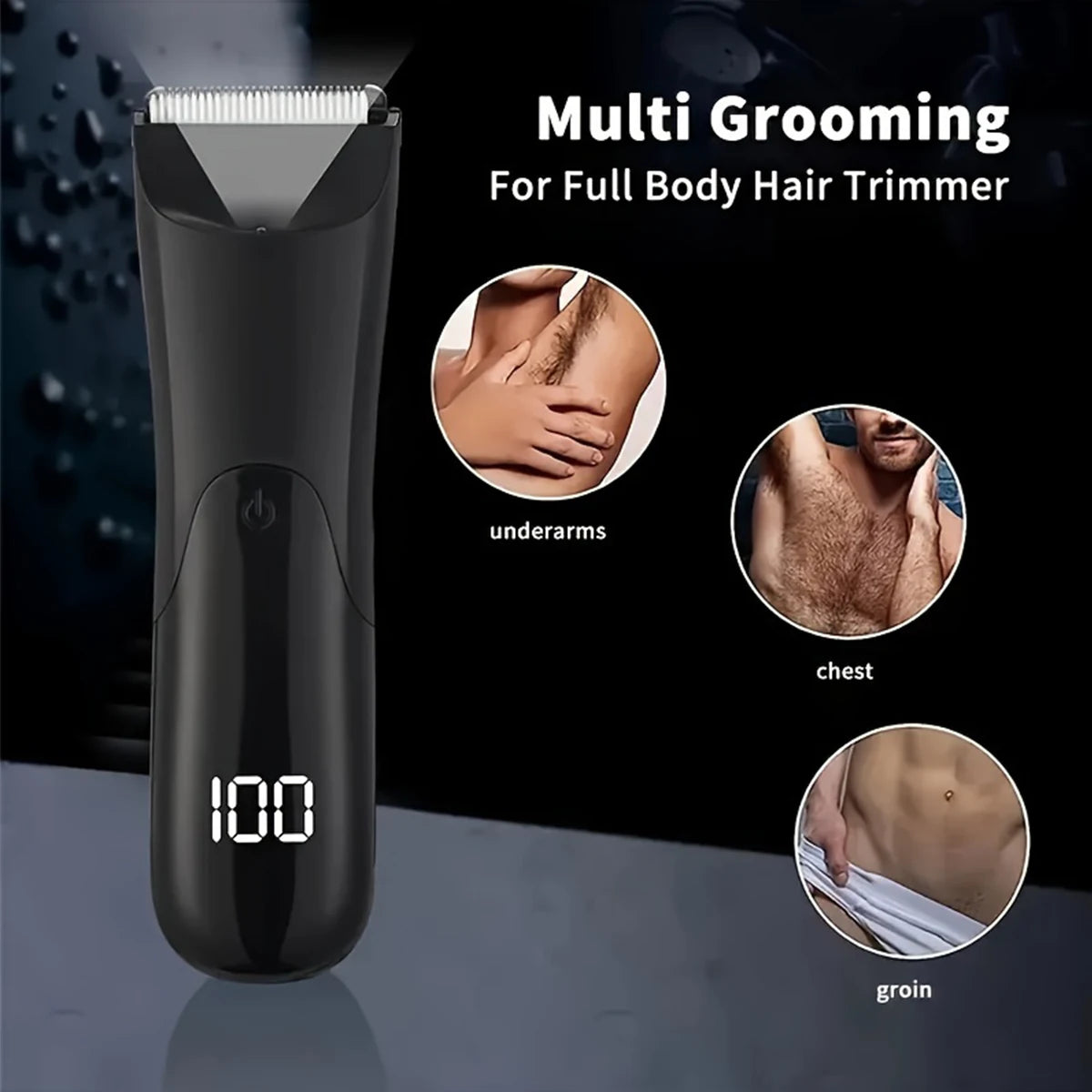 Man Body Hair Trimmer Epilator Groin Trimer For Man Beard Shaver Chest Hair Epilator Armpit Hair Shaver Arms Legs Hair Razors
